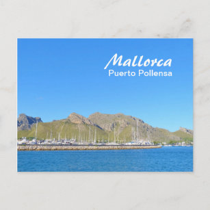 Postal Mallorca, Puerto Pollensa - Postcard