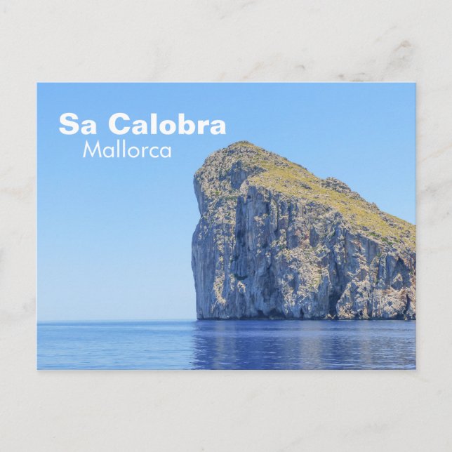 Postal Mallorca Sa Calobra Rock Travel (Anverso)
