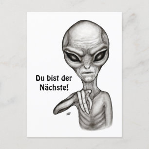 Postal ¡Malo Alien, mejor de Du, Nächste!
