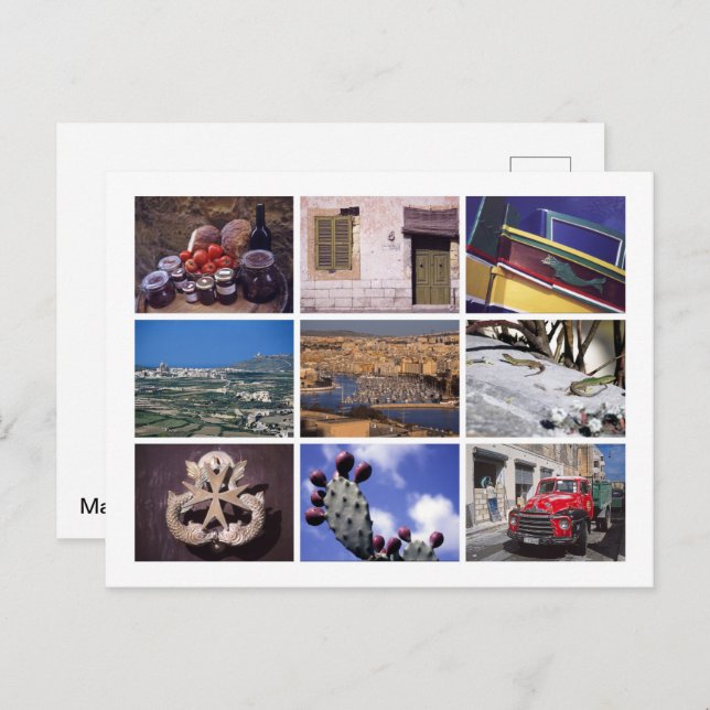 Postal Malta (Anverso / Reverso)