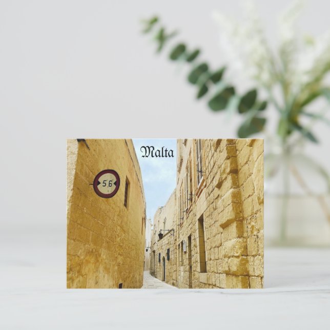 Postal Malta (Anverso de pie)