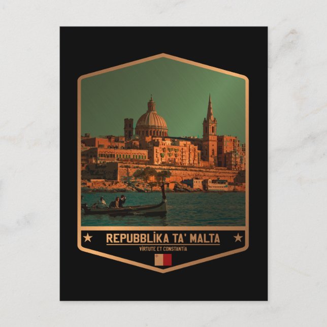 Postal Malta (Anverso)