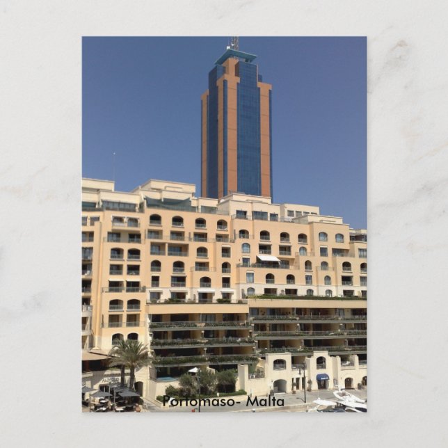 Postal Malta 2008 015, Portomaso-Malta (Anverso)