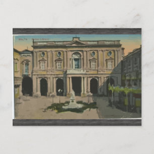 Postal Malta - Biblioteca, Vintage