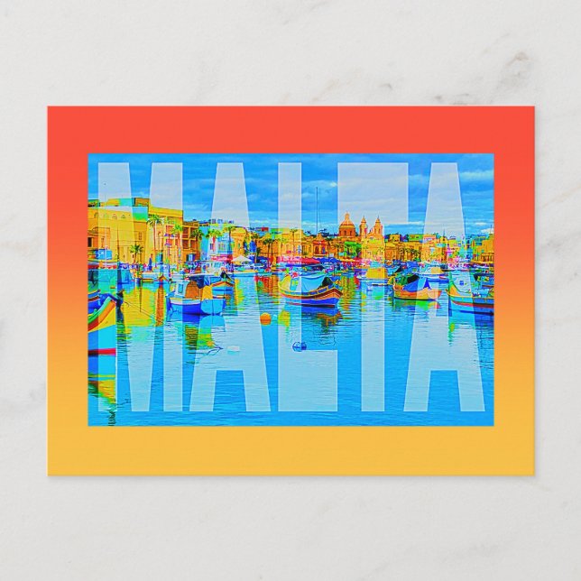Postal Malta Marsaxlokk  (Anverso)