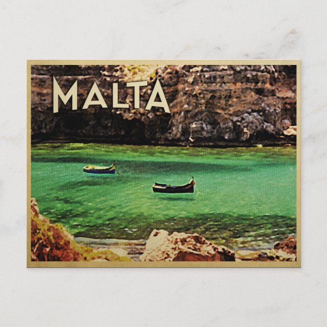 Postal Malta Vintage (Anverso)
