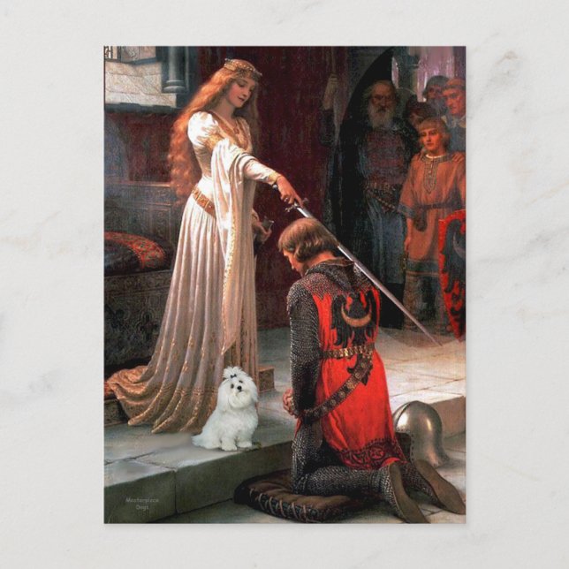 Postal Maltés 6 - El premio (Anverso)