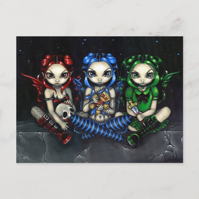 Postal "malvada, engañosa y falsa" (Anverso)