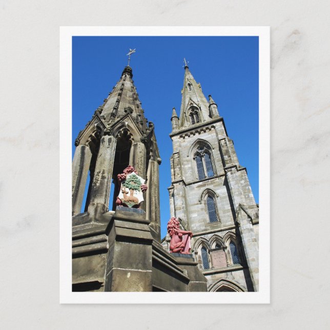 Postal Malvinas de Fife, Escocia (Anverso)