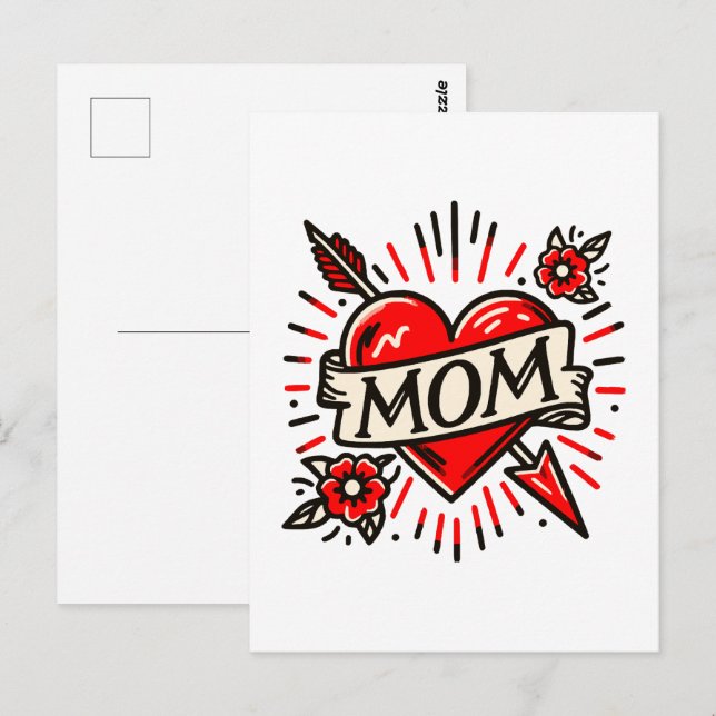 POSTAL MAMÁ (Anverso / Reverso)