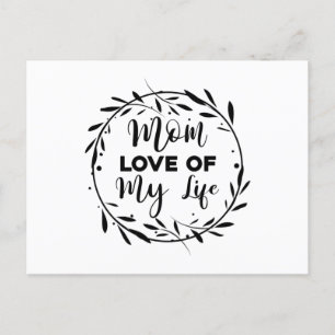Postal Mamá amor por mi vida
