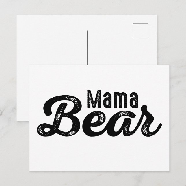 Postal Mama Bear (Anverso / Reverso)