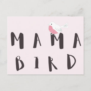 Postal Mama Bird - Postcard