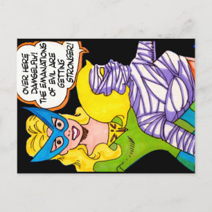 Postal Mamá Chica y Dameselfy - Los misteriosos Chicas