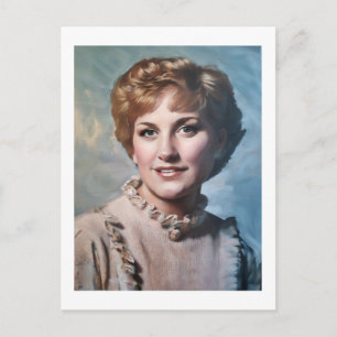 Postal Mamá como pintura al óleo impasto de computadora 