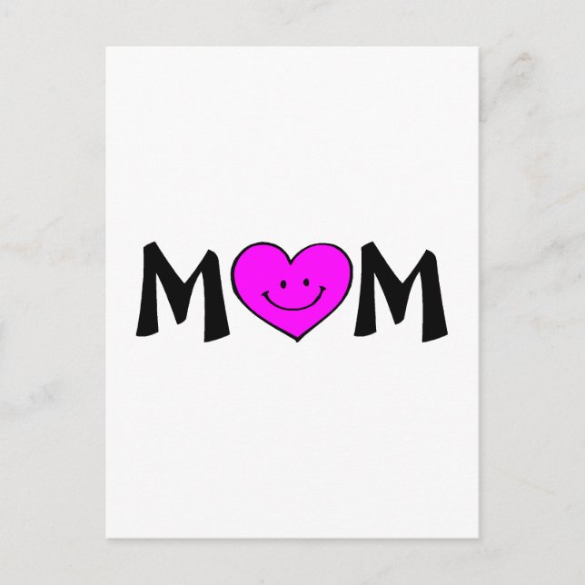 Postal Mamá con cara (Anverso)