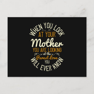 Postal Mamá - Cuando miras a tu madre