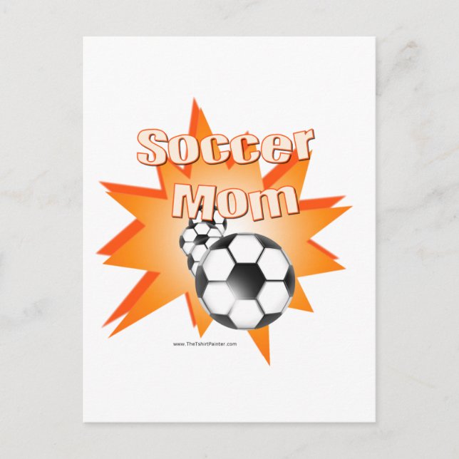 Postal Mamá de fútbol (Anverso)