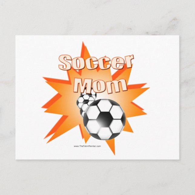 Postal Mamá de fútbol (Anverso)