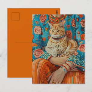 Postal Mamá de gato