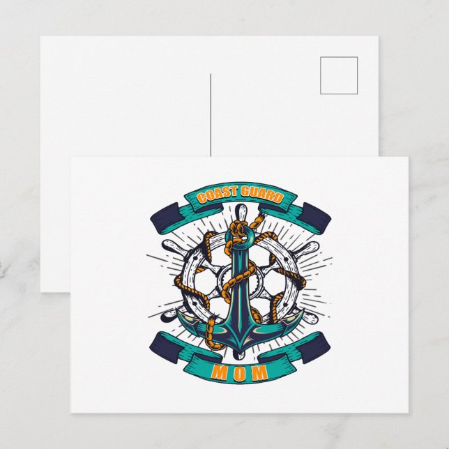 Postal Mamá de la guardia costera (Anverso / Reverso)