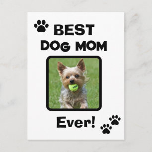 Postal Mamá de Perro y Gato más Linda Personalizable