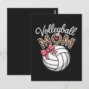 Postal Mamá de voleibol