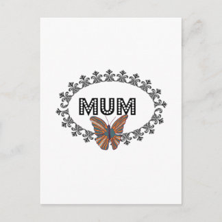 Postal Mamá decorativa