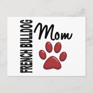 Postal Mamá del Bulldog francés 2