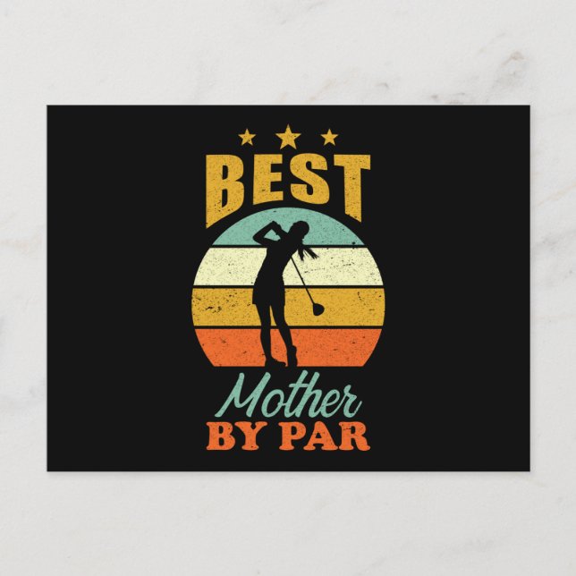 Postal Mamá del golf (Anverso)