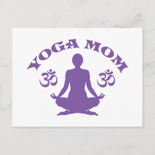 Postal Mamá del yoga