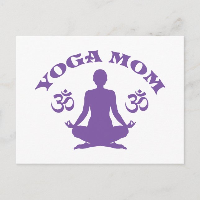 Postal Mamá del yoga (Anverso)