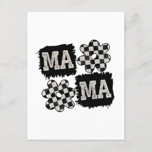 Postal Mamá Día de la Madre de chequeo a ser