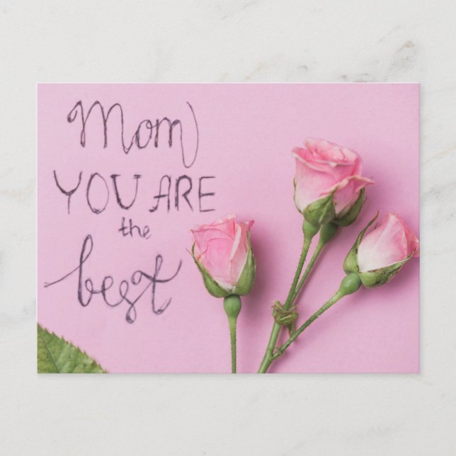 Postal Mamá, eres la mejor (Anverso)