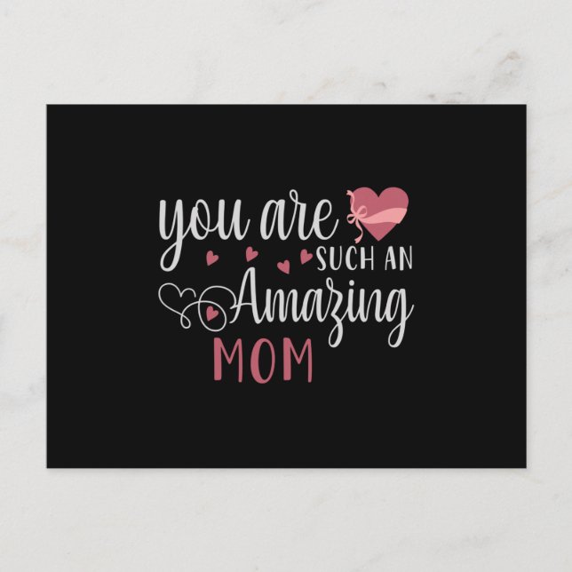 Postal Mamá - Eres una mamá increíble. (Anverso)