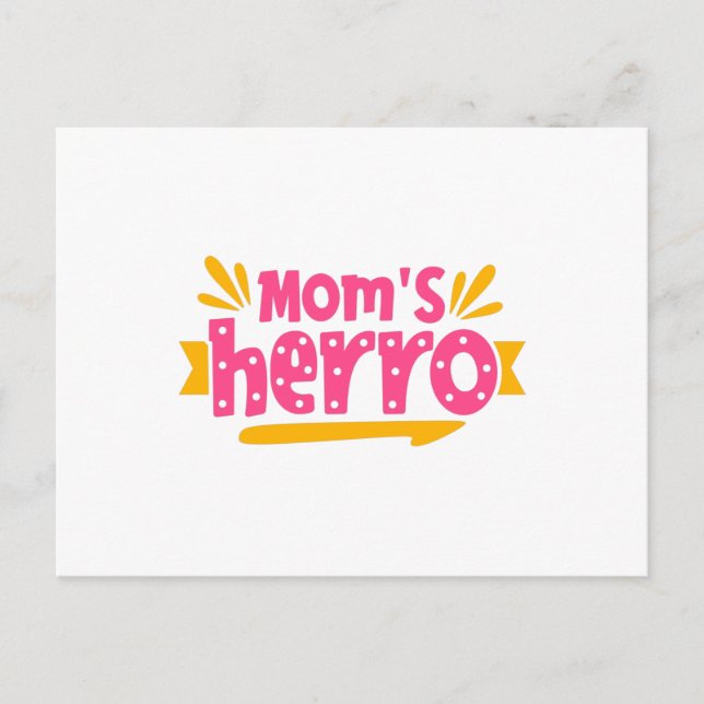 Postal Mamá es Herro (Anverso)