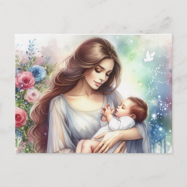 Postal Mamá europea 9 (Anverso)