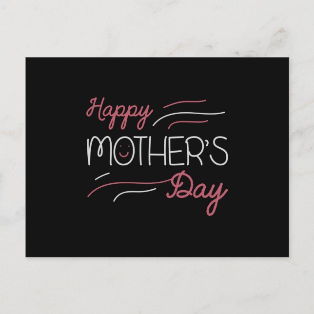 Postal Mamá - Feliz día de la madre (Anverso)