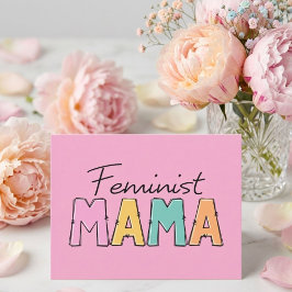 Postal Mamá Feminista