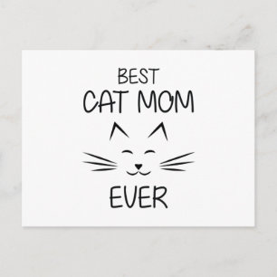 Postal Mamá - La mejor mamá de gatos de todas