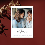 Postal Mamá, Me Vas A Caminar Por La Aisle Madre Novia<br><div class="desc">Mamá,  me vas a caminar por la propuesta de la Aisle Madre de la Novia</div>