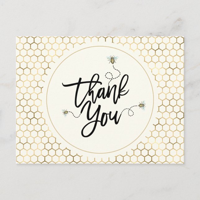 Postal Mamá Para Ser Baby Shower Gracias (Anverso)