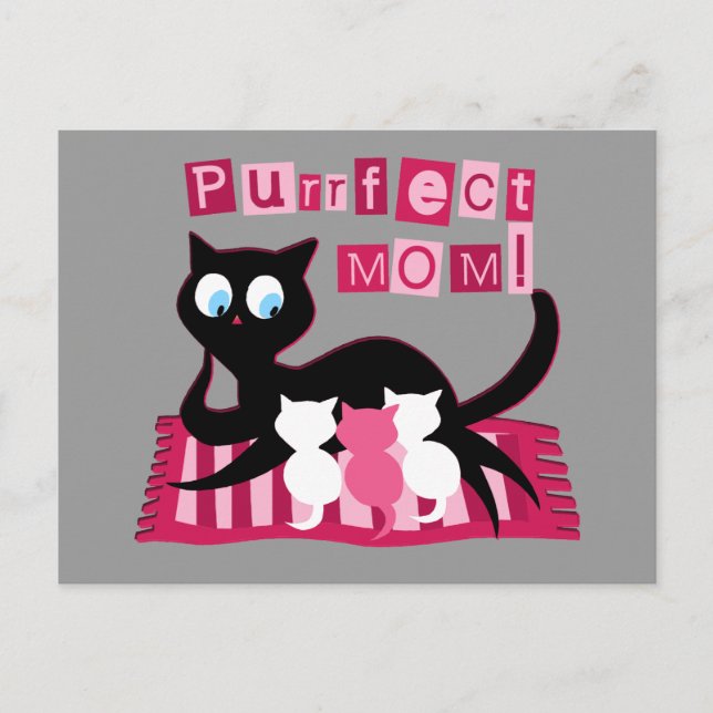 Postal Mamá perfecta (Anverso)