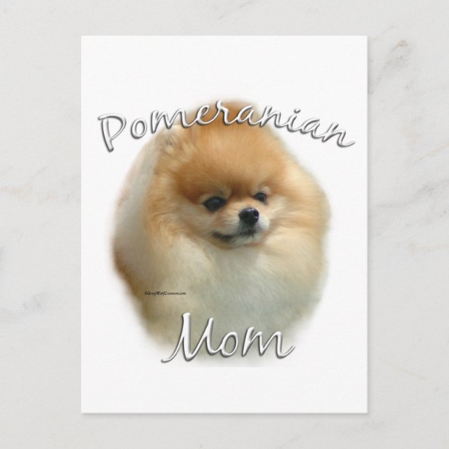 Postal Mamá pomerana 2 (Anverso)