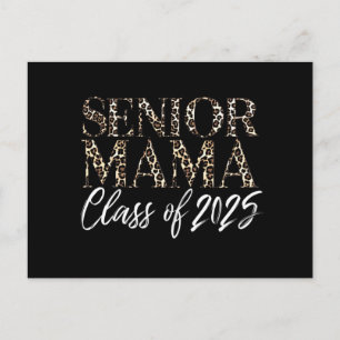 Postal Mamá Senior 2025 Orgullosa Mamá De La Clase De 202
