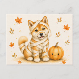 Postal Mamá Shiba Inu Halloween