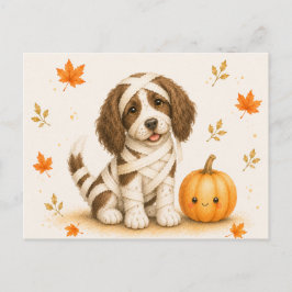 Postal Mamá Springer Spaniel Halloween