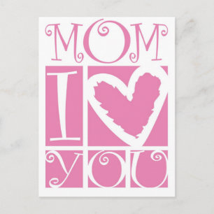 Postal mamá te amo