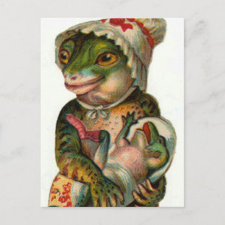 Postal Mama y Baby Frog