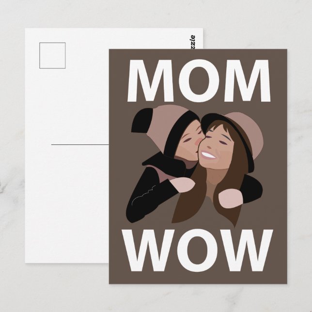 Postal Mamá y mamá del niño (Anverso / Reverso)